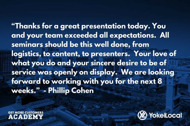 get more customers academy testimonial phillip cohen